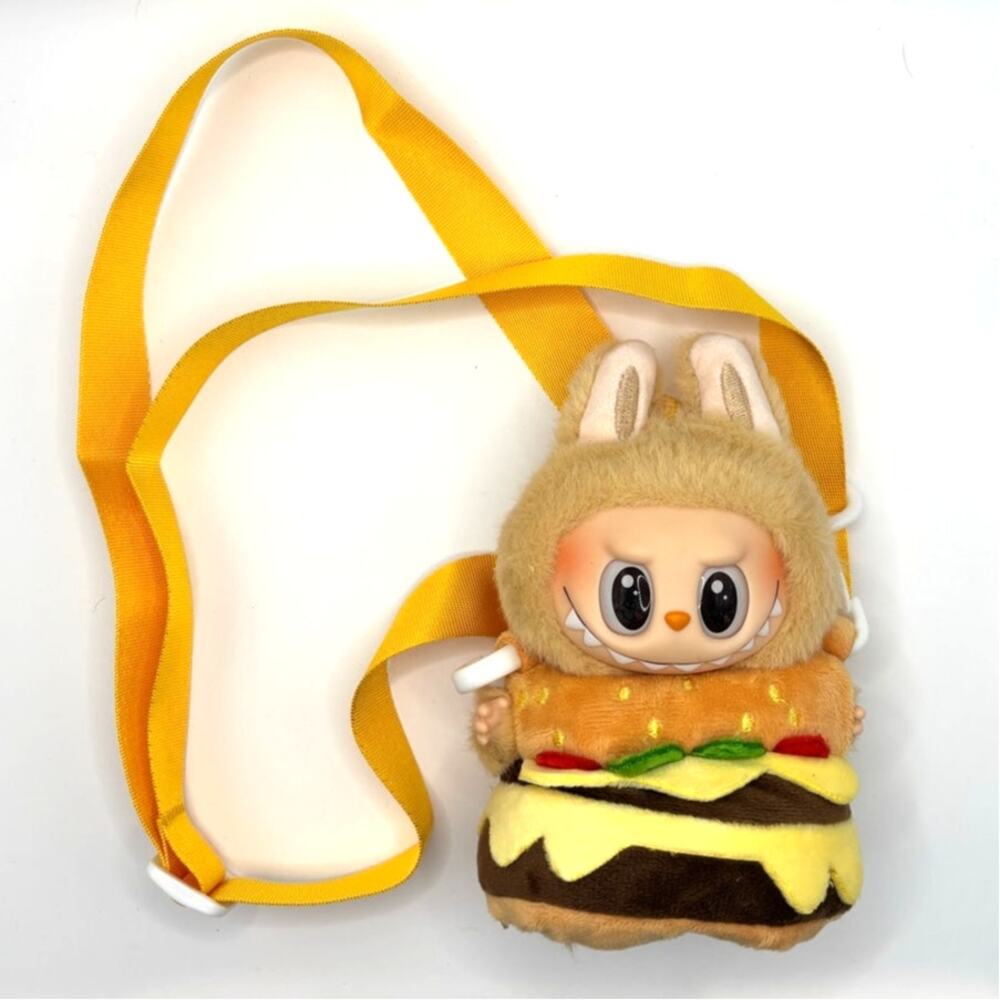 New - Labubu Hamburger Costume w/Adjustable Strap to Carry - Costume Only